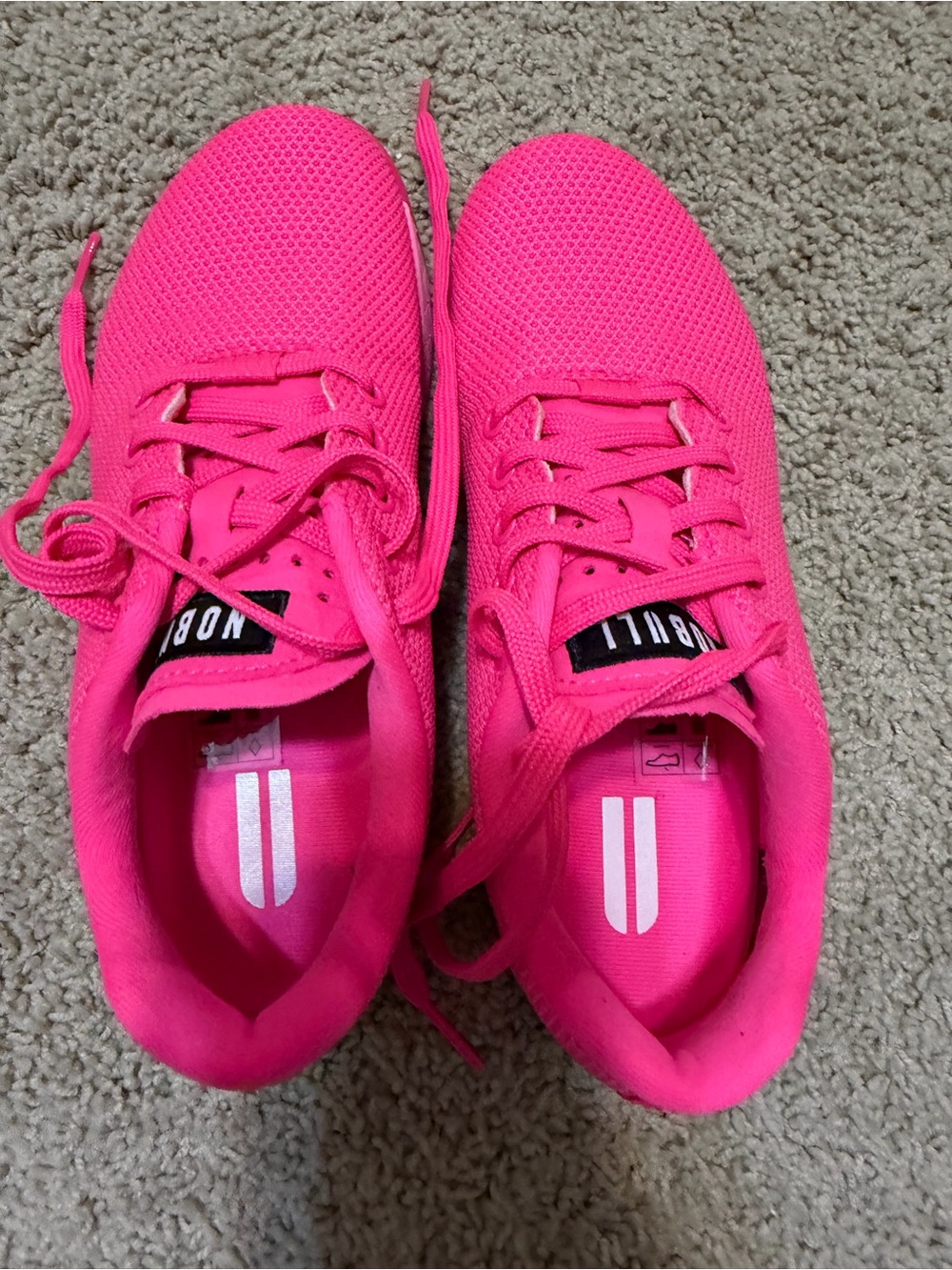Women’s Hot Pink NOBULL Outwork Shoes- Size 7.5 - Picture 3 of 5